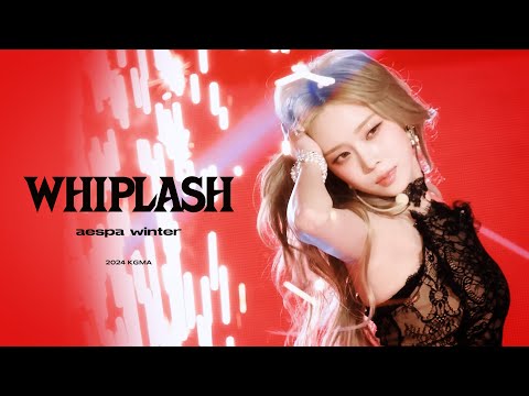 241117 KGMA 윈터 winter 에스파 aespa Whiplash 4K 60 직캠