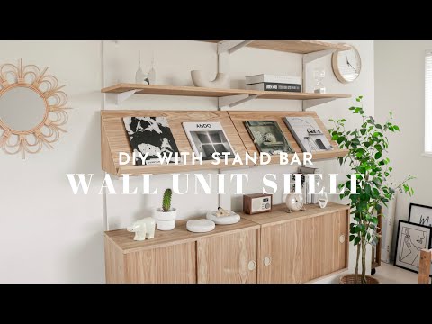#46 Making a room for a new college student ❀´- DIY a wall unit shelf 𓍯