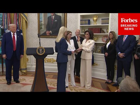 BREAKING NEWS: Jeanine Pirro, Interim US Attorney For D.C., Sworn In By AG Pam Bondi In Oval Office