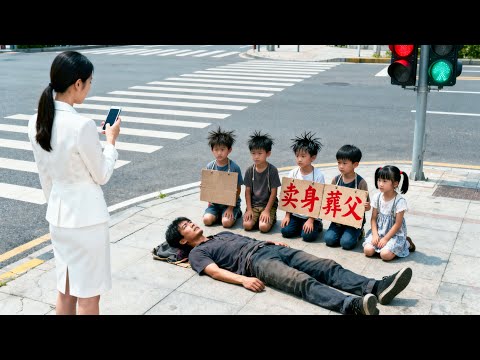 Quintuplets sell themselves to afford father's burial!An"ugly" woman adopts them, changing her fate!