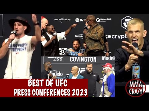 Best UFC Press Conference Highlights of 2023