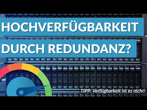 Was ist das Wichtigste bei Hochverfügbarkeit?