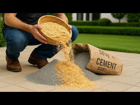 Mix Sawdust  with Cement And Magic Happens 😱 Billions Of People Don't Know This Secret