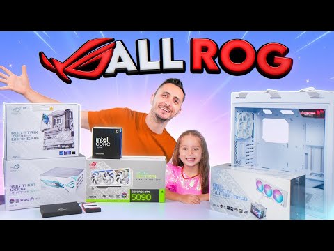 Building the Ultimate ROG Gaming PC with my Daughter!