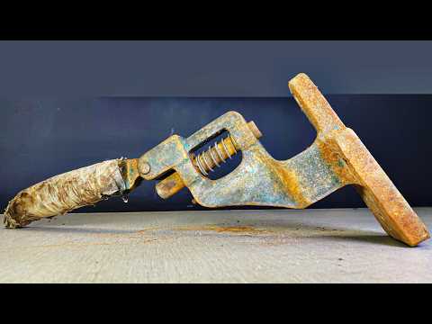 Vintage Button Press Machine - Restoration