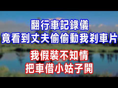 翻行車記錄儀，竟看到丈夫偷偷動我剎車片。我假裝不知情，把車借小姑子開。1小時後婆婆急著問老公：“3800 萬保險金到手了嗎？” 老公崩潰大哭：“妹一家三口出車禍沒了！”#生活經驗 #人生感悟
