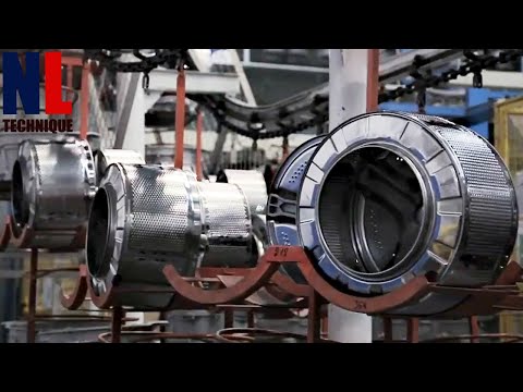 Inside Laundry Factories - Modern Washing Machine Manufacturing Process