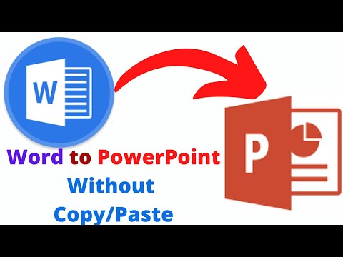 ከዎርድ ወደ ፓወር-ፖይንት መቀየር(Convert Word to PowerPoint)