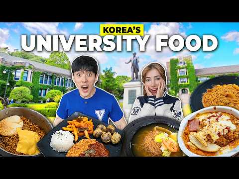 Super Cheap Foods in a Korean University