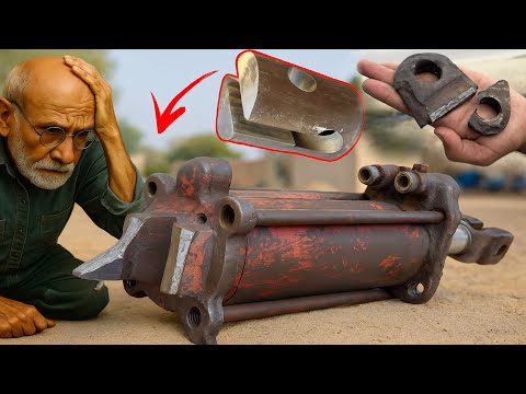 Broken hydraulic jack! Mechanic gave it new life / No one believed this jack could be repaired…
