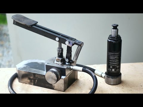Making Hydraulic Vise - using Car Bottle Jack