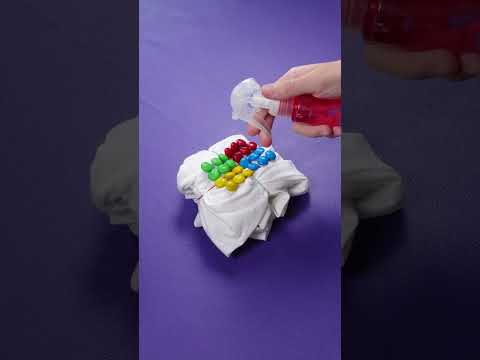 🌈👕 DIY Seru Banget! Ubah Kaos Jadi Pelangi dengan Skittles 💥