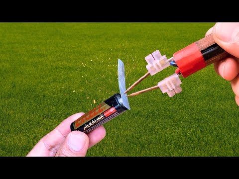 How To Make A Simple Spot Welding Machine using battery