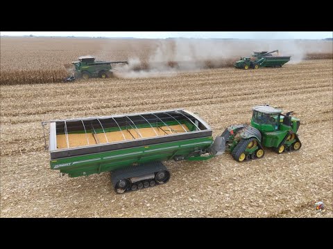 Corn & Soybean Harvest 2025 at Crossroad Farms in Indiana