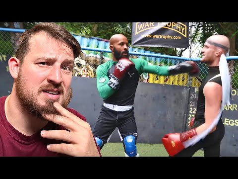 MMA Legend Knocks out a Street Fighter