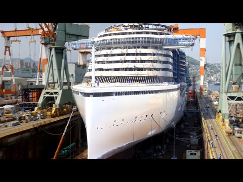 Building Cruise Ship: This is How Gigantic Ships are built - inside Meyer Werft Dockyard