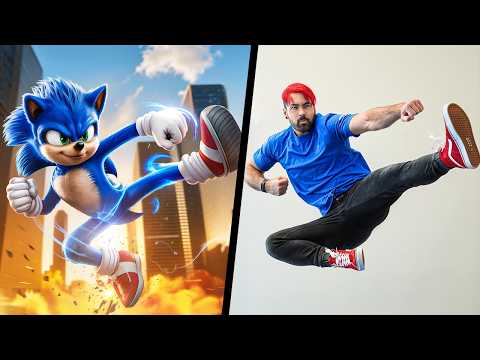 I Tried Stunts From Sonic The Hedgehog 3 IN REAL LIFE!