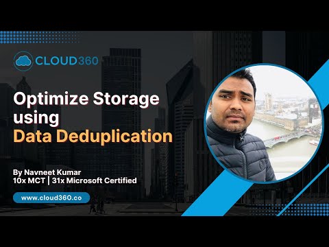 Optimize Storage using Data Deduplication in windows servers