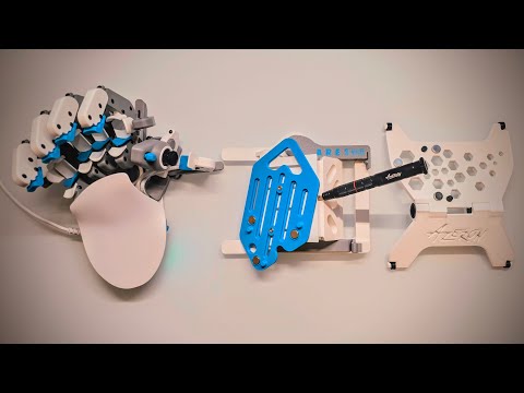 Azeron Cyborg II Stand Comparison ARES MKIII VS. First Party Adjustable Magnetic Stand