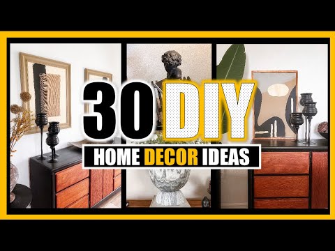 ⭐️ LAS MEJORES 30 IDEAS PARA DECORAR TU HOGAR con materiales baratos y fáciles de hacer