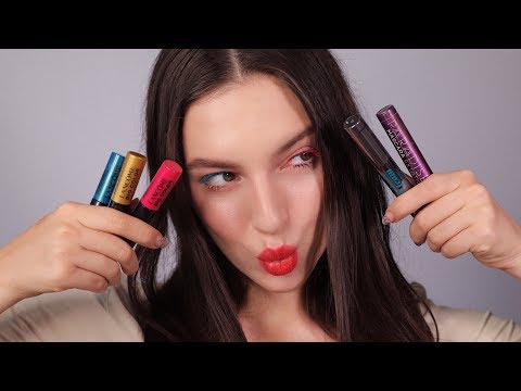 Макияж с цветной тушью от Марии Давыдовой