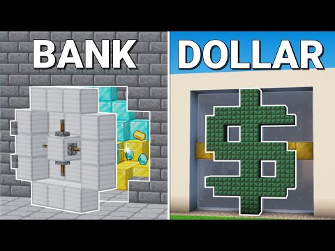 10+ BANK Build Hacks In Minecraft!