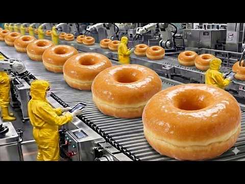 Sold Out Every Day! Amazing Donut Master Making American style Donuts In Factory (Full Process)