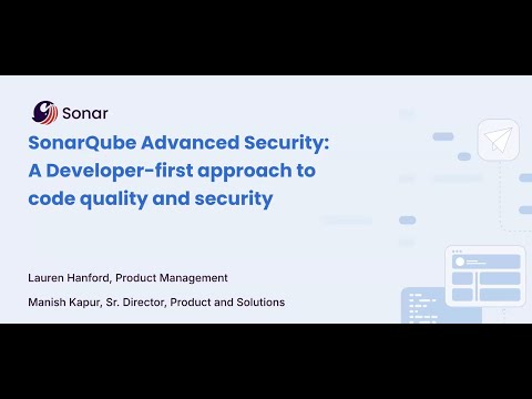 SonarQube Advanced Security: A Developer-first approach to code quality and security