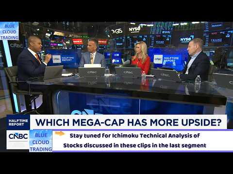 DEBATING BEST STOCKS - Halftime Report followed by technical analysis- Blue Cloud Trading