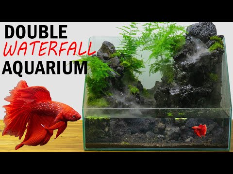 Building a DOUBLE Waterfall Paludarium!