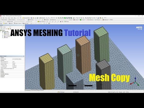 ✅ ANSYS MESHING - Mesh Copy Tutorial