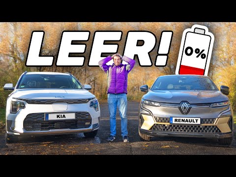 Nicht mal 300 km Reichweite? Renault Megané E-Tech vs. Kia Niro EV