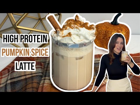 High Protein Pumpkin Spice Latte Recipe (26g Protein & 185 Calories)