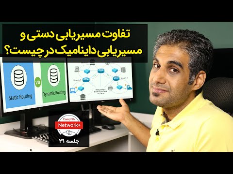 تفاوت مسیریابی دستی و مسیریابی داینامیک در چیست؟