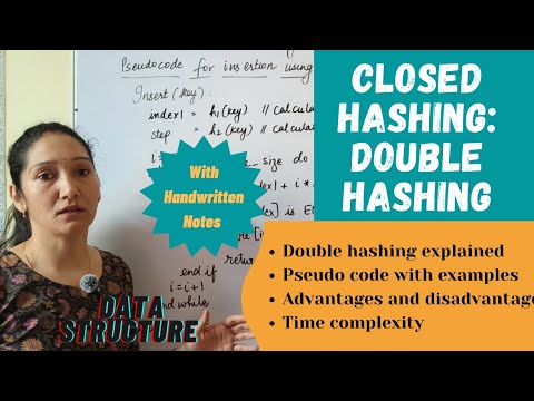 Double Hashing Technique in Closed Hashing | Data Structure 