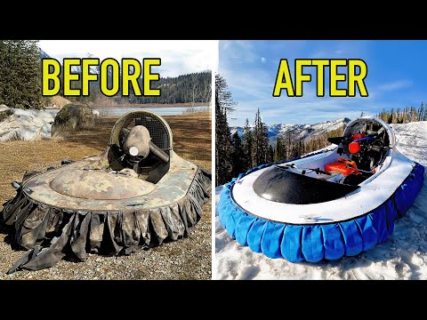 Abandoned HOVERCRAFT Will It Fly After 20+ Years?