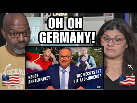 Americans React to The Heute-Show | Cyberattacks! Pension Package Chaos!
