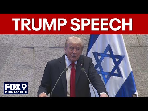 Pres. Trump in speech to Knesset: 'The hostages are back'