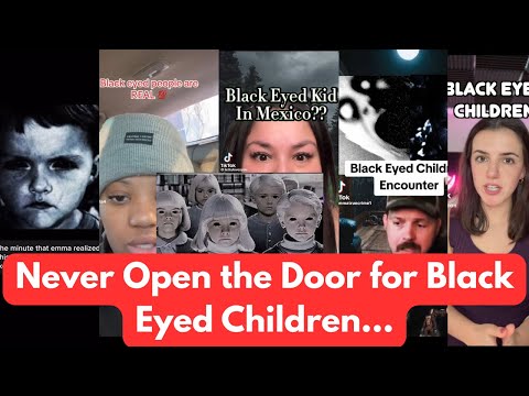The Creepiest Urban Legend | Black Eyed Children #scary #ghoststories #tiktokcompilation #horror