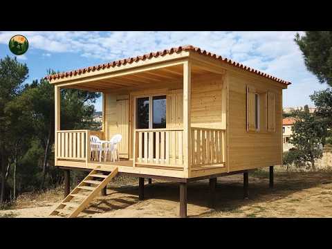 Step-By-Step Guide To Building A Wooden House In Nature
