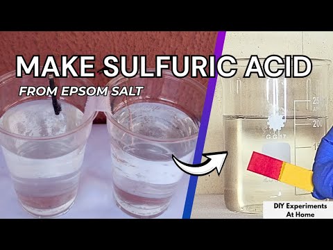 Make Sulfuric Acid (H₂SO₄) from Epsom Salt