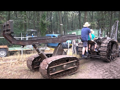 Bizarre alte Raupentraktoren - Compilation