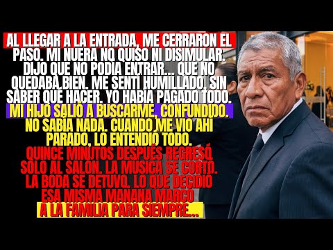 Mi nuera me prohibió ir a su boda por ser indígena… pero mi hijo me pidió verme antes. A los 15 min…