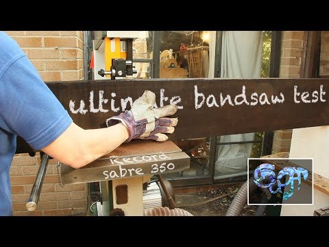 Ultimate bandsaw test - Record Power Sabre 350