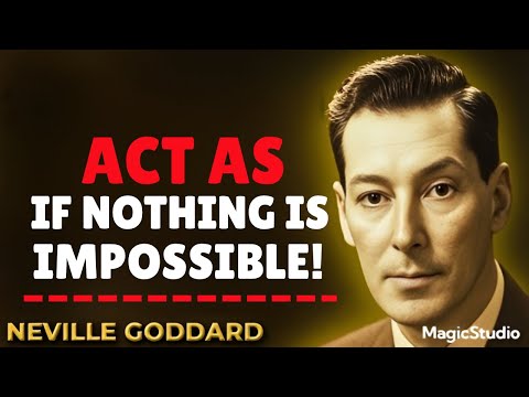 "ACT AS IF NOTHING IS IMPOSSIBLE!" | NEVILLE GODDARD | BEST MOTIVATIONAL SPEECH