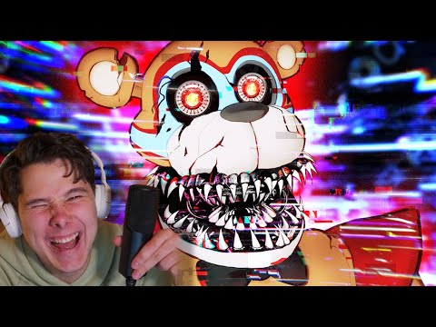 ▼НОВЫЙ FNAF 9 + МИШК ФРЕДЕ 🐵 - Реакция на Happy Wolf
