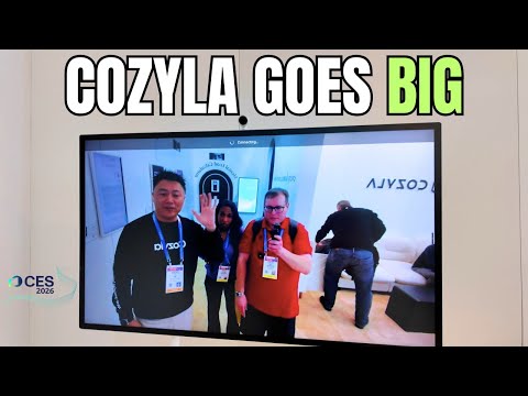 Cozyla CES 2026 Booth Tour + Early Look at Calendar+ Max (55" screen!)