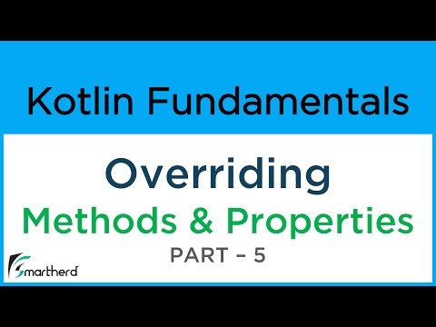 Kotlin Overriding Properties and Methods during Inheritance. Kotlin Tutorials for Beginner #8.5