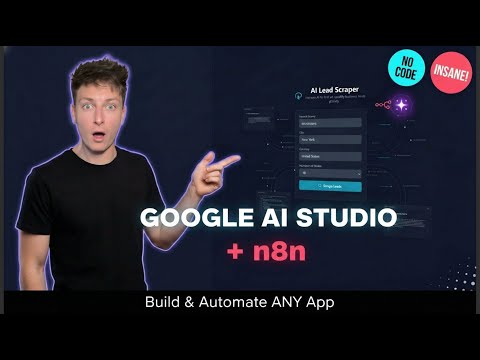 This Google AI Studio + n8n hack is INSANE! Build & Automate Any App (Tutorial)