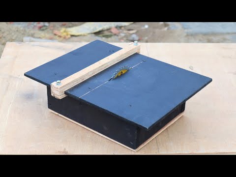 How to Make a Powerful Mini Table Saw